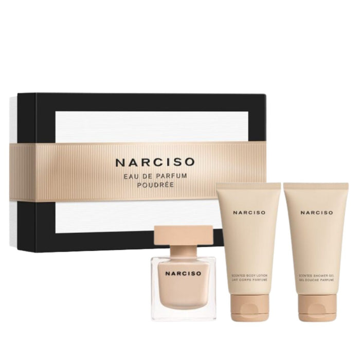 Narciso Rodriguez Eau De Parfum 50ml + Body Lotion 50ml + Shower Gel 50ml