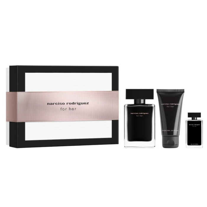Narciso Rodriguez for her Eau De Toilette 50ml+Body Lotion 50ml+7.5ml Giftset