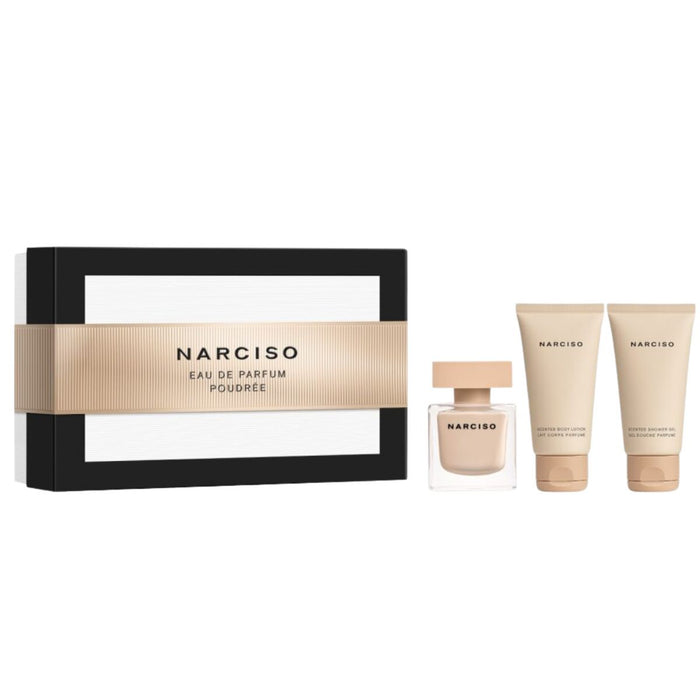 Narciso Rodriguez Eau De Parfum 50ml + Body Lotion 50ml + Shower Gel 50ml