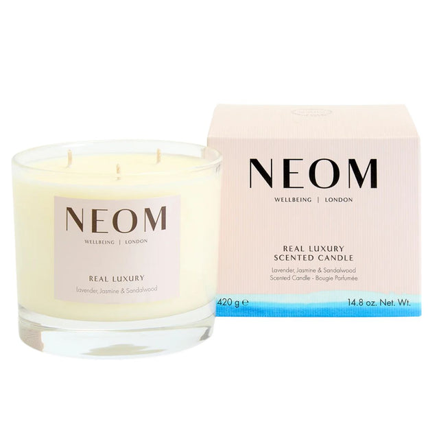 Neom Scent to De-Stress Real Luxury Candle 3 Wick