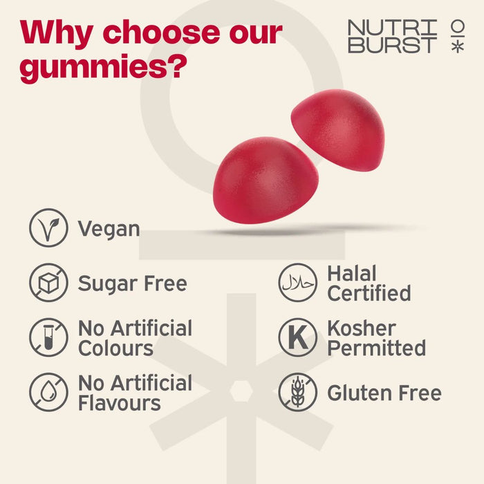 NutriBurst Hair Skin & Nails 60 Gummies