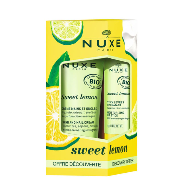 Nuxe Sweet Lemon Lip and Hand Duo 