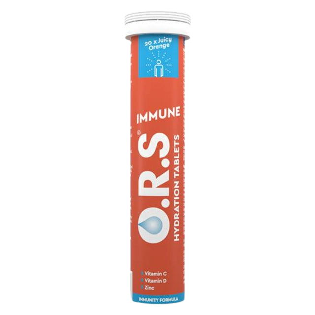 O.R.S Hydration & Immunity Tablet - Orange Flavour