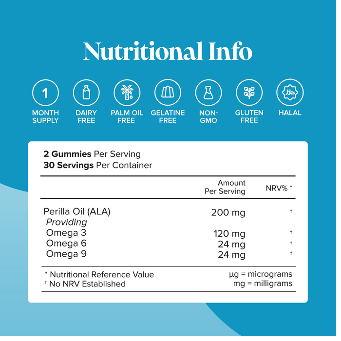 Novomins Vegan Omega 3-6-9 Gummies