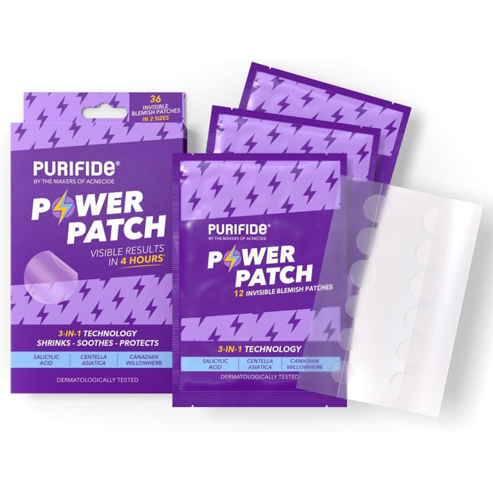 PURIFIDE By Acnecide Power Patch Skin Restore for White Heads 36-Pack