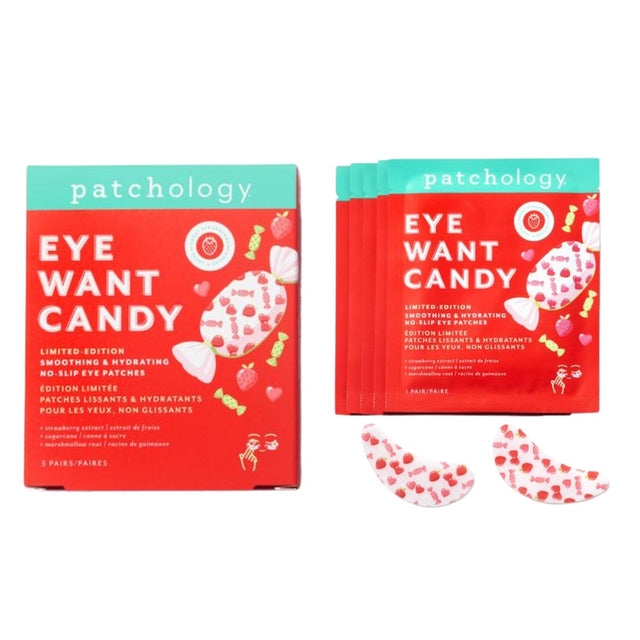 Patchology Eye Want Candy Smoothing & Hydrating No-Slip Eye Patches multipack