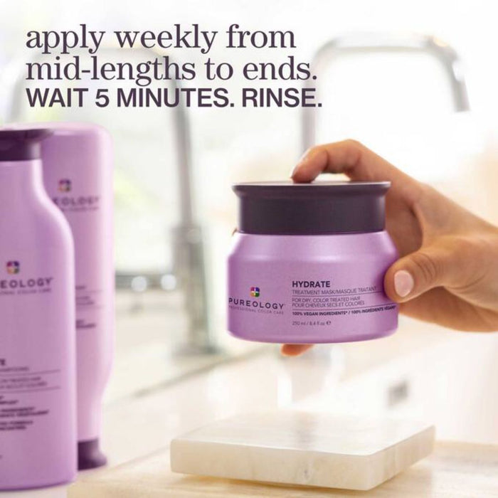 Pureology Hydrate Deep Conditioning Hair Mask for Dry or Color-Treated Hair 250ml