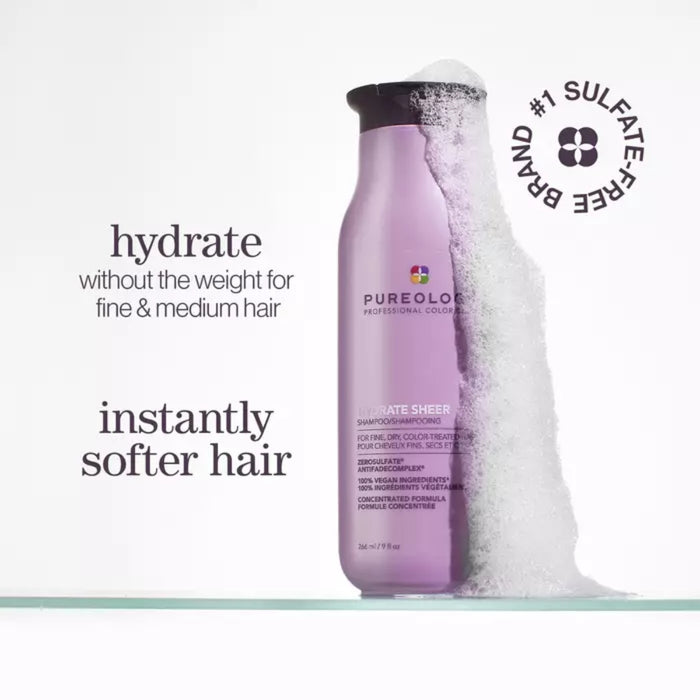 Pureology Hydrate Sheer Shampoo 266ml