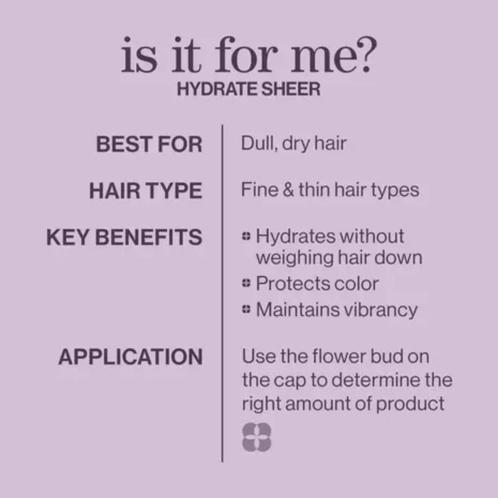 Pureology Hydrate Sheer Shampoo 266ml