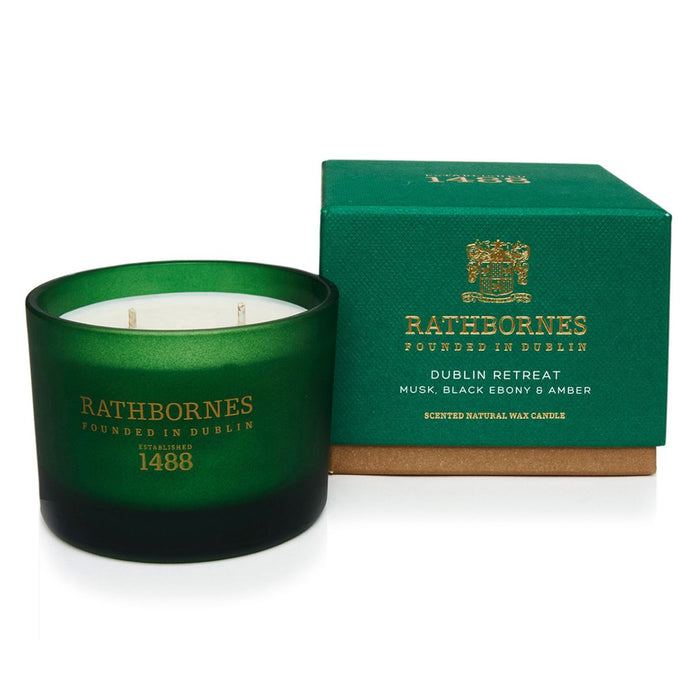 Rathbornes Dublin Retreat (Dark Green) 2 Wick Classic 190g