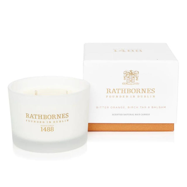 Rathbornes Bitter Orange, Birch Tar & Balsam 2 Wick Classic Candle