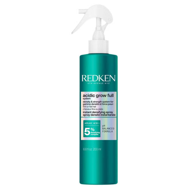 Redken Acidic Grow Full System Instant Densifying Spray for Thin Hair, Strengthens & Thickens, 190ml