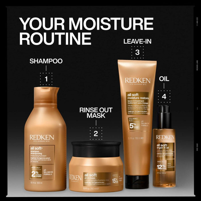 Redken All Soft All-In Mask with Argan Oil 250ml