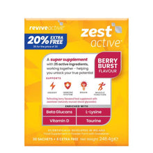Revive Active - Zest Active Berry Burst Flavour 30 day pack + 20% Extra Free