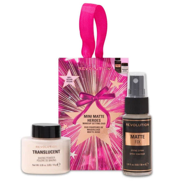 Revolution Mini Matte Hero's Makeup Setting Duo