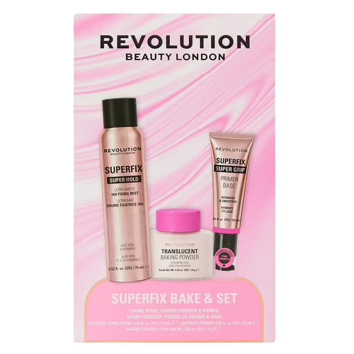 Revolution Superfix Bake & Set Makeup Gift Set