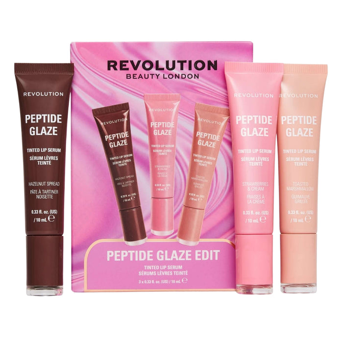 Revolution Peptide Glaze Edit Lip Balm Gift Set