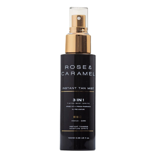 Rose & Caramel Instant 3 in 1 Instant Tanning mist 100ml