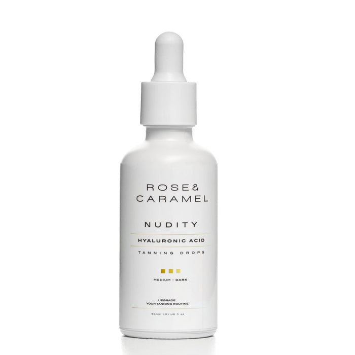 Rose & Caramel Nudity Hyaluronic Acid Face Tanning Drops 50ml