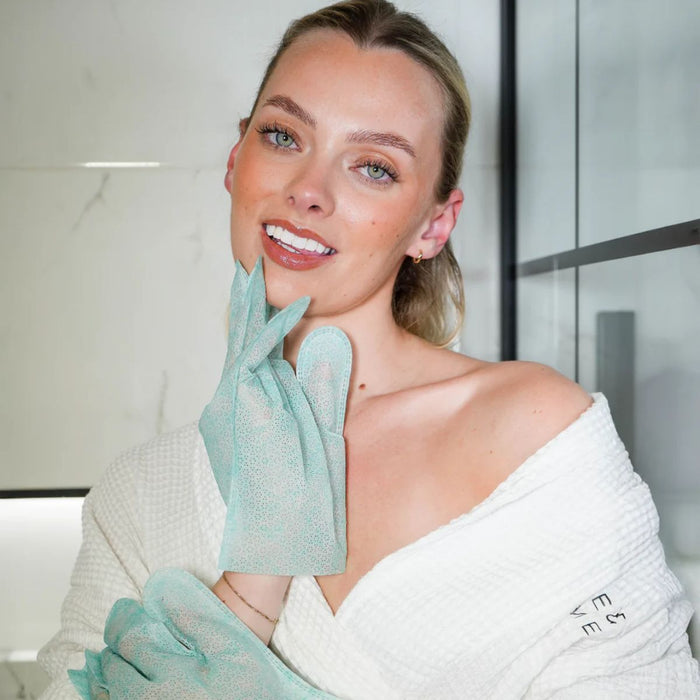 Rose & Caramel Purity Reset 4-in-1 Tan Removal Gloves