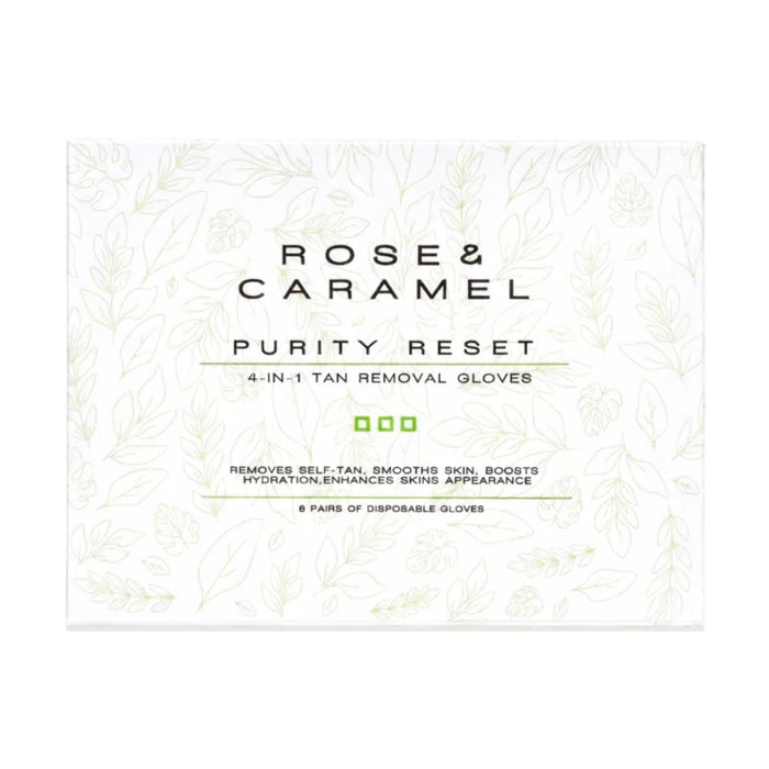Rose & Caramel Purity Reset 4-in-1 Tan Removal Gloves - NEW