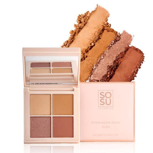 SOSU Cosmetics Eyeshadow Quads Nude