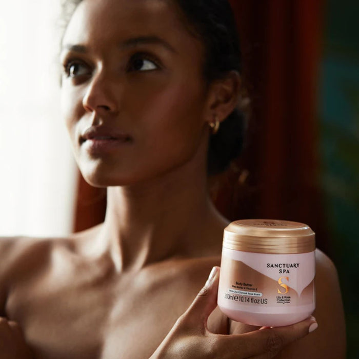 Sanctuary White Lily & Damask Rose Collection Body Butter 300ml