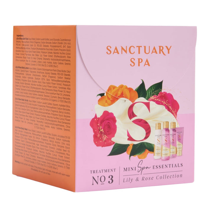 Sanctuary Spa Lily & Rose Mini Spa Essentials Gift Set