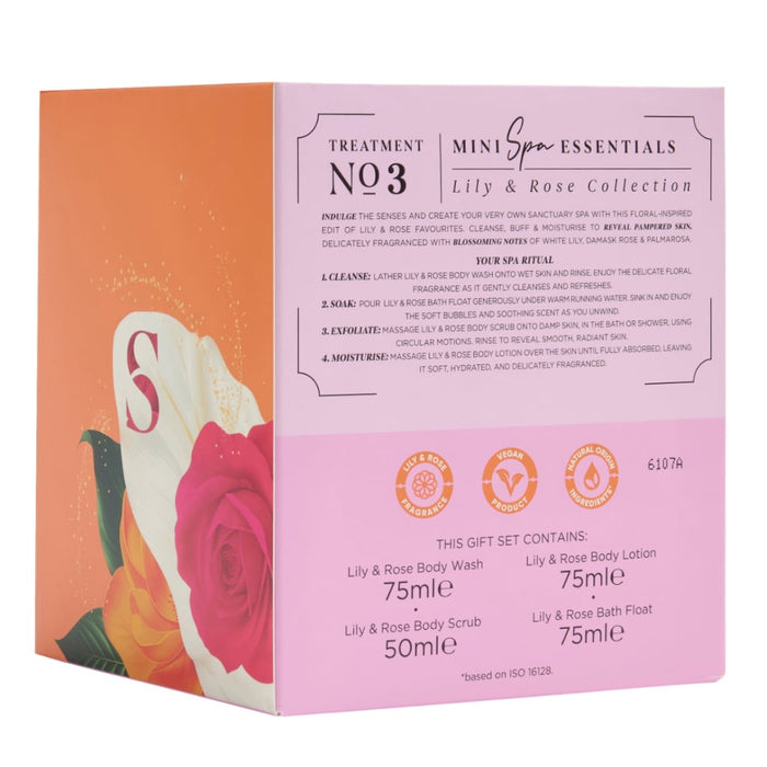 Sanctuary Spa Lily & Rose Mini Spa Essentials Gift Set