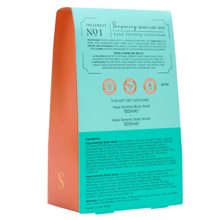 Sanctuary Spa Aqua Serenity Body Care Duo Gift Set