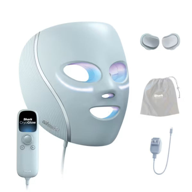 Shark CryoGlow Under-Eye Cooling & LED Anti-Ageing & Blemish Repair Mask - Blue Frost
