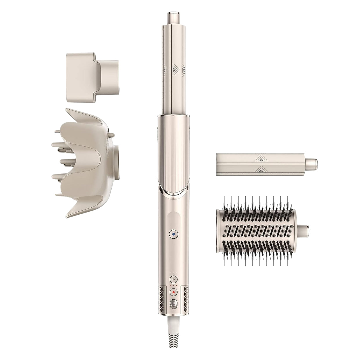Shark FlexStyle Air Styler & Hair Dryer, Curly & Coily Collection, 4 Attachments - Stone