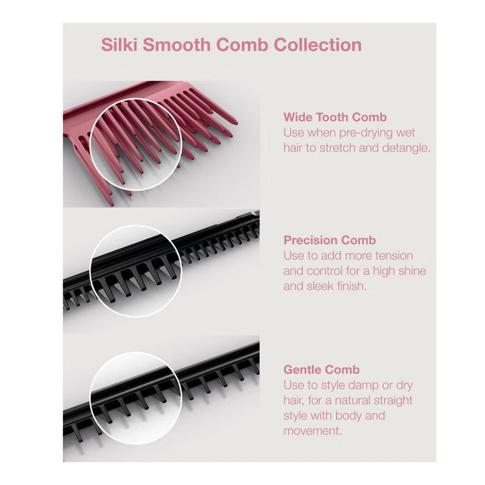 Shark SilkiPro Straight Hair Straightener + Dryer in One Tool with Heat-Resistant Storage Case-Rose Petal SAVE €50