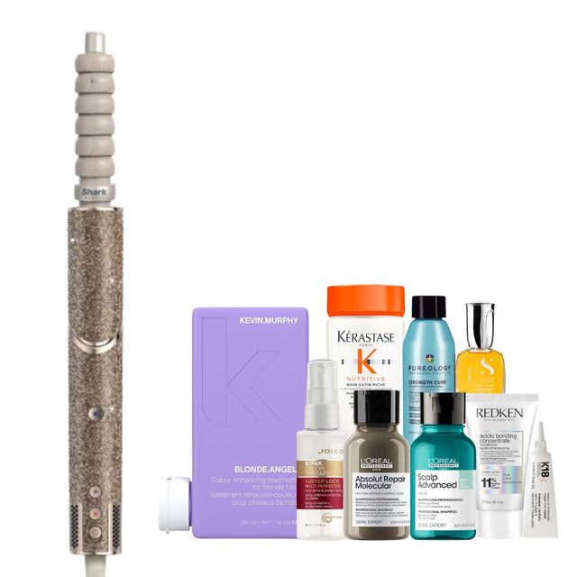 Shark FlexStyle Sparkle - Gold Diamond Limited Edition 5-in-1 Air Styler & Hair Dryer Gift Set