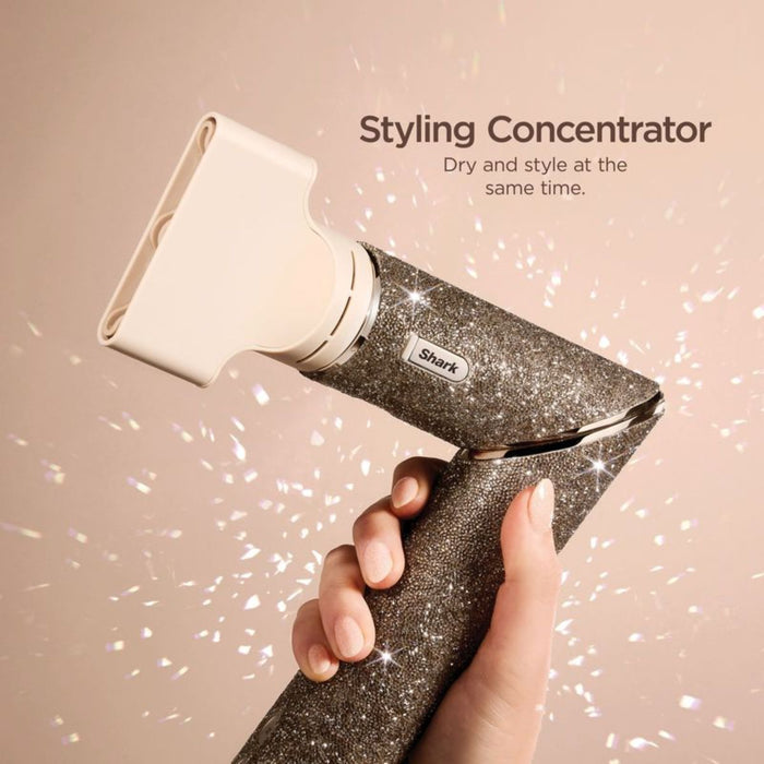 Shark FlexStyle Sparkle - Gold Diamond Limited Edition 5-in-1 Air Styler & Hair Dryer Gift Set SAVE €70