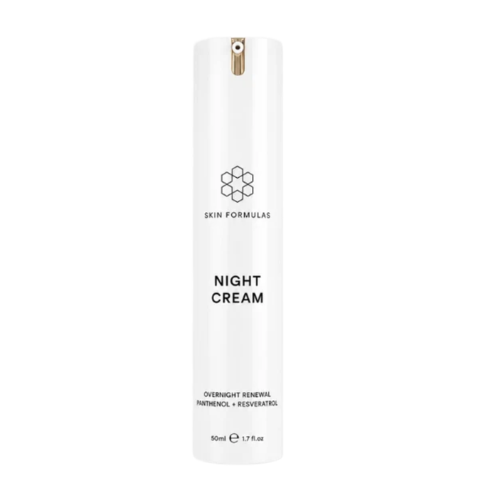 Skin Formulas Night Cream with Panthenol and Resveratrol