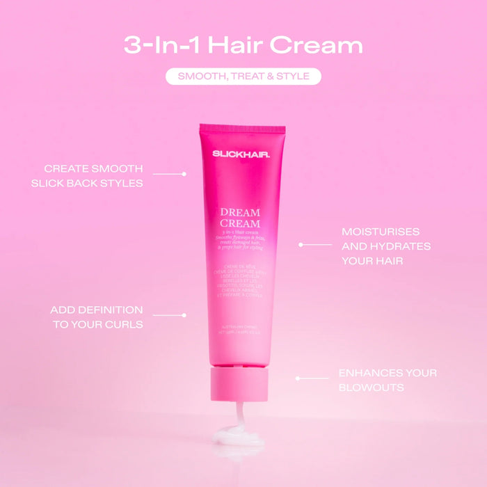 SLICKHAIR DREAM CREAM Moisturising Anti-Frizz 3-in-1 Hair Cream