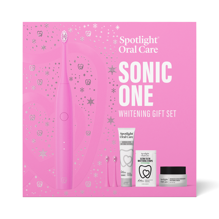 Spotlight Oral Care Sonic One Ultra Whitening Gift Set in Pink