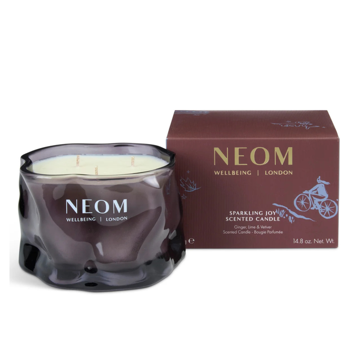 NEOM Wellbeing Sparkling Joy 3 Wick Candle 420g