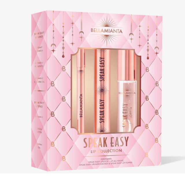 Bellamianta Speak Easy Lip Trio Gift Set - Up all Night