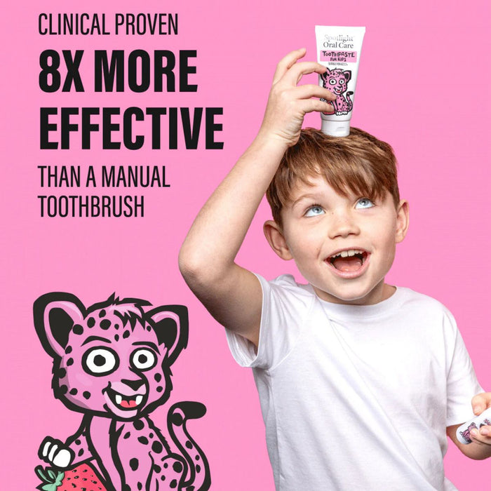 Spotlight Oral Care Kids Cheetah Electric Toothbrush