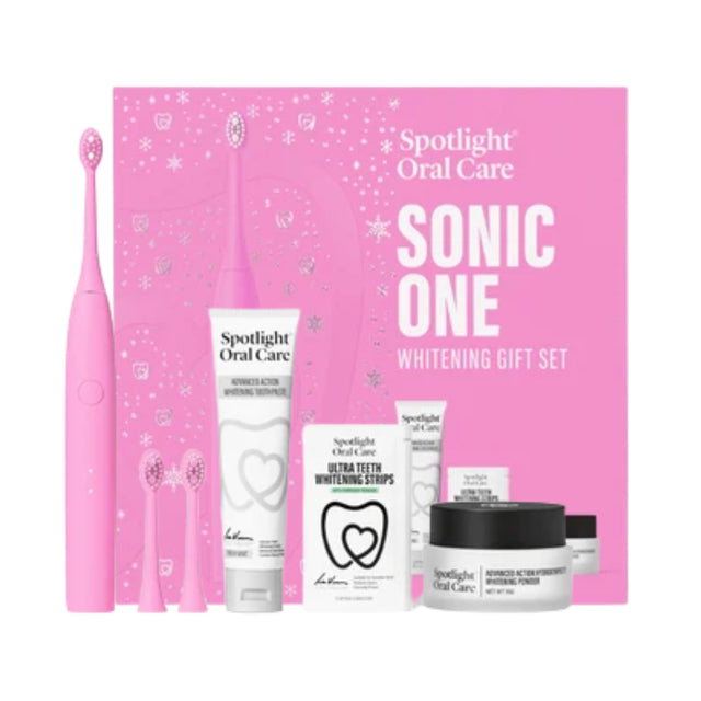Spotlight Oral Care Sonic One Ultra Whitening Gift Set in Pink