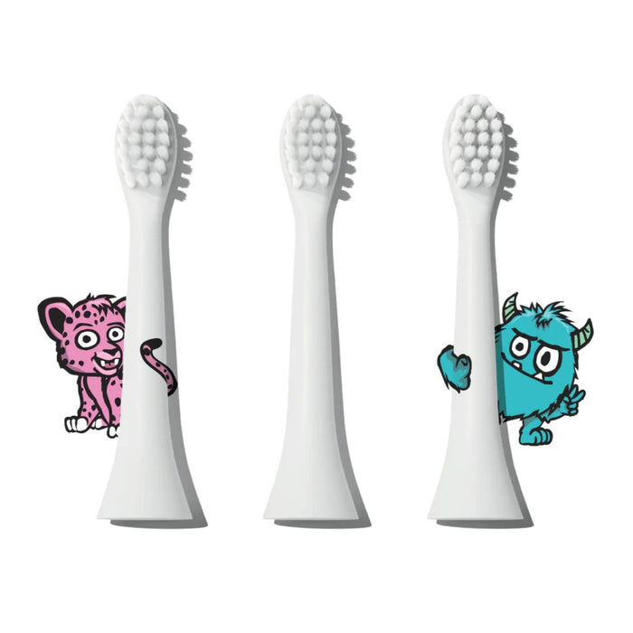 Spotlight Oral Care Kids Electric Toothbrush Replacement Heads x3