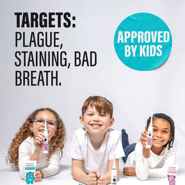 Spotlight Oral Care Kids Electric Toothbrush Replacement Heads x3