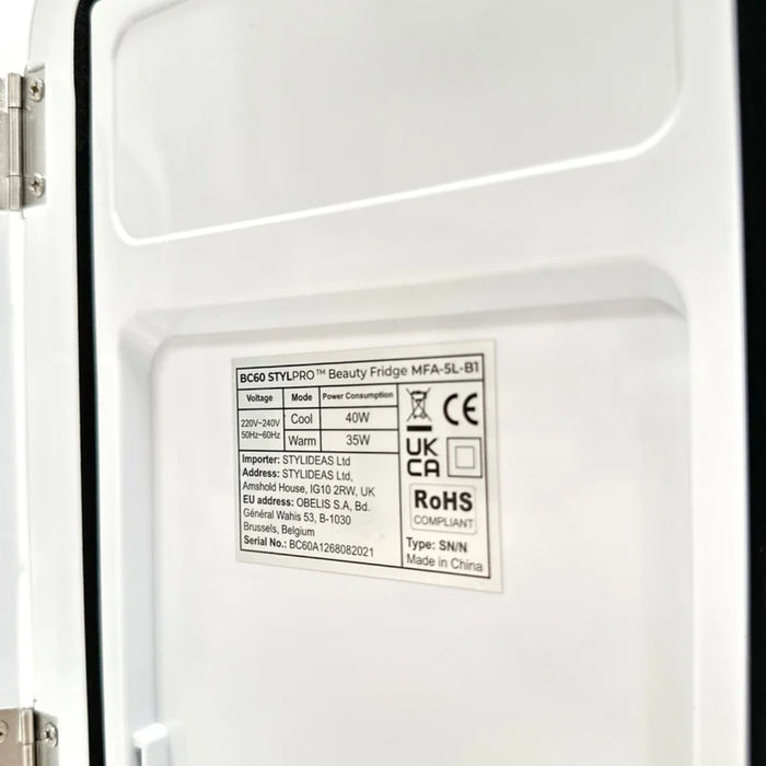 Stylpro 4 Litre Beauty Fridge - Rose Gold