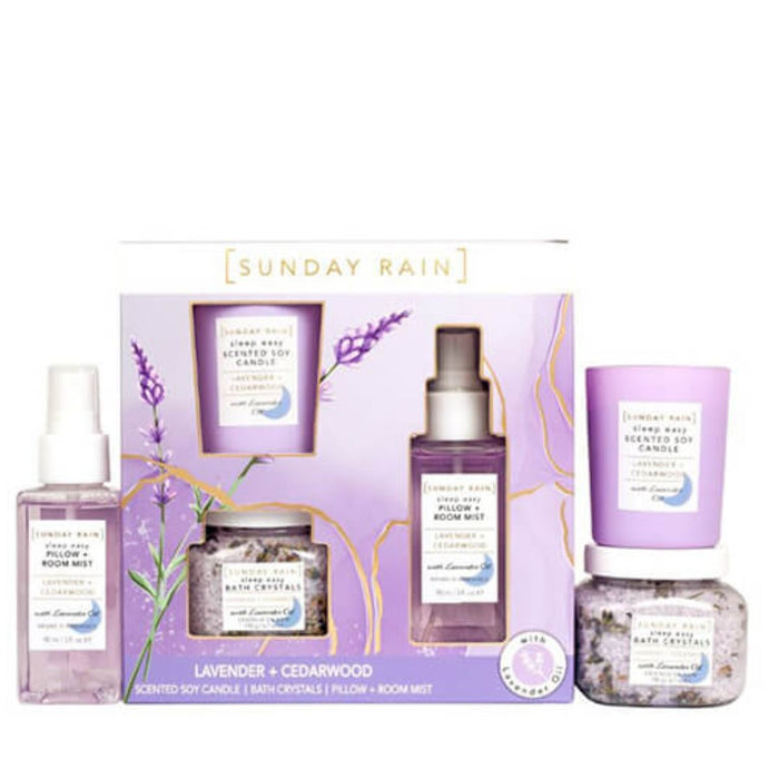 Sunday Rain Lavender & Cedarwood Sleep Trio 