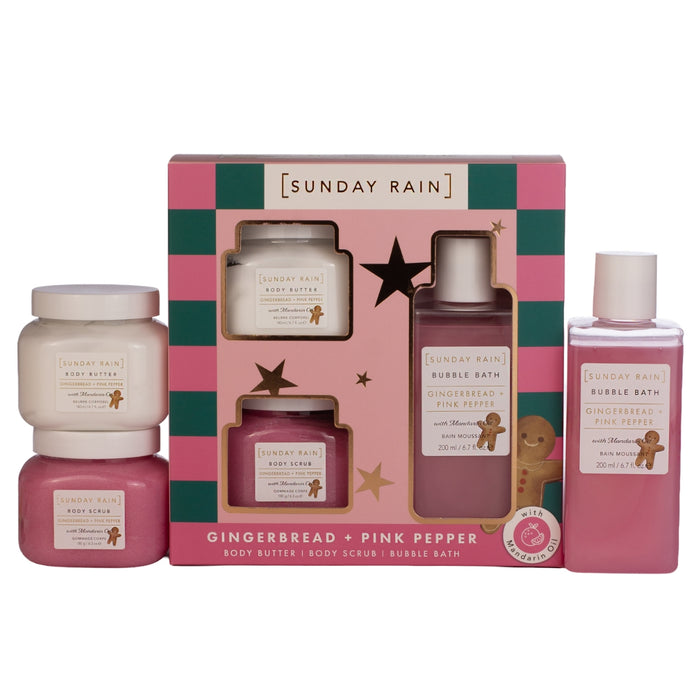 Sunday Rain Gingerbread & Pink Pepper Trio