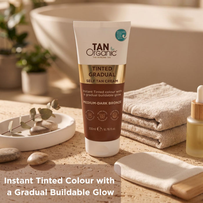 TanOrganic Tinted Gradual Medium-Dark Self Tan Cream
