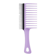 Tangle Teezer Wide Tooth Detangling Comb in Lilac and Black for Curly to Coily Hair