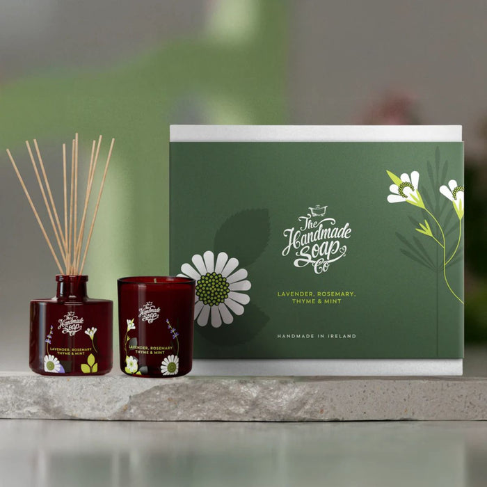 The Handmade Soap Company Lavender Candle & Diffuser Gift Set